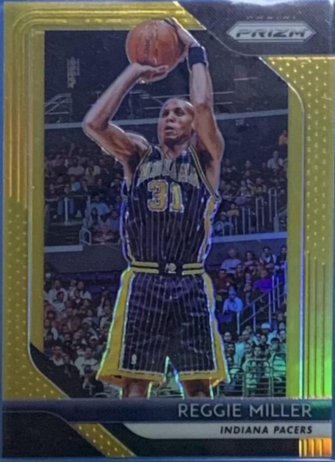 Reggie Miller [Gold Prizm] #55