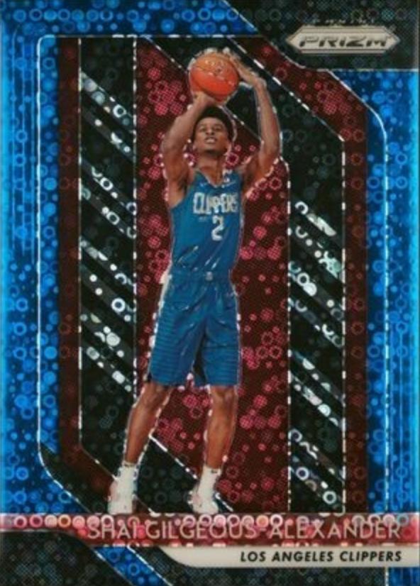 Shai Gilgeous Alexander [Fast Break Prizm Blue] #184