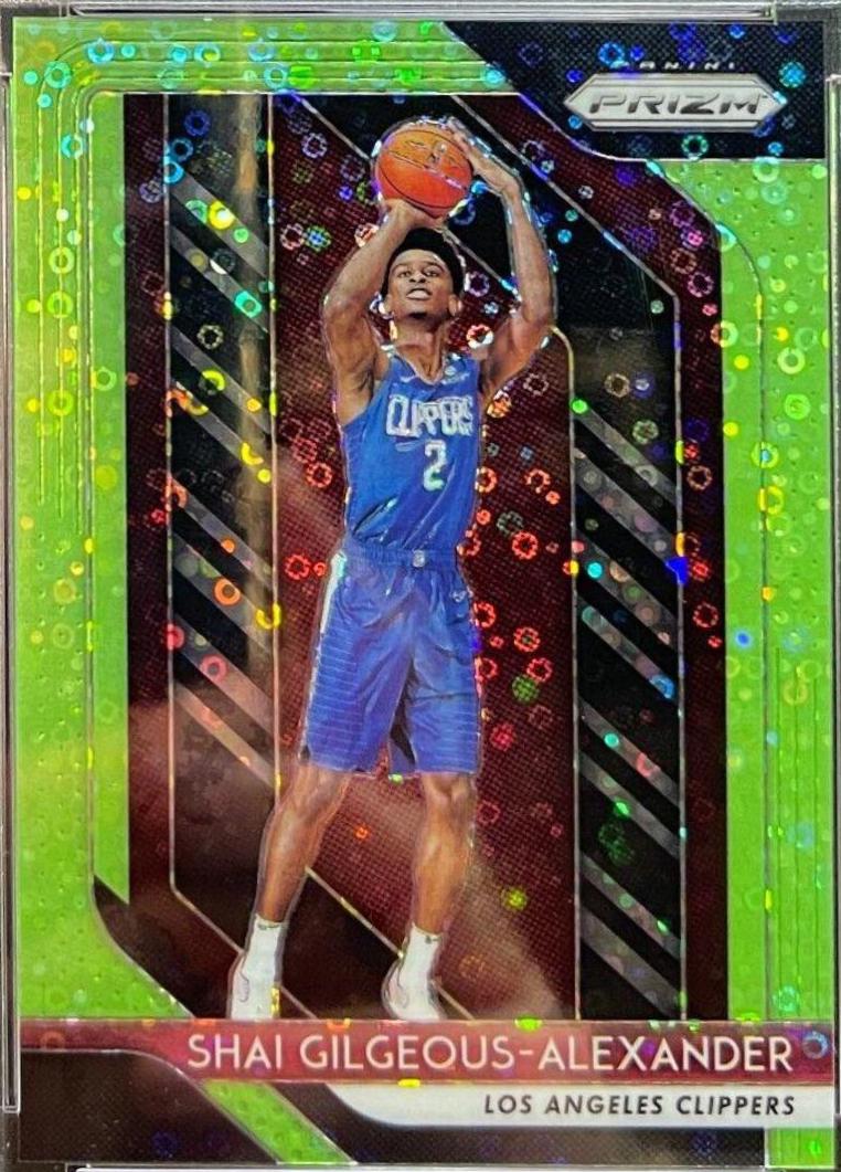 Shai Gilgeous Alexander [Fast Break Prizm Neon Green] #184