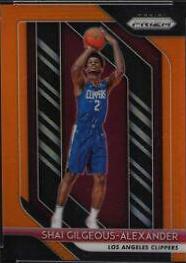 Shai Gilgeous Alexander [Orange Prizm] #184