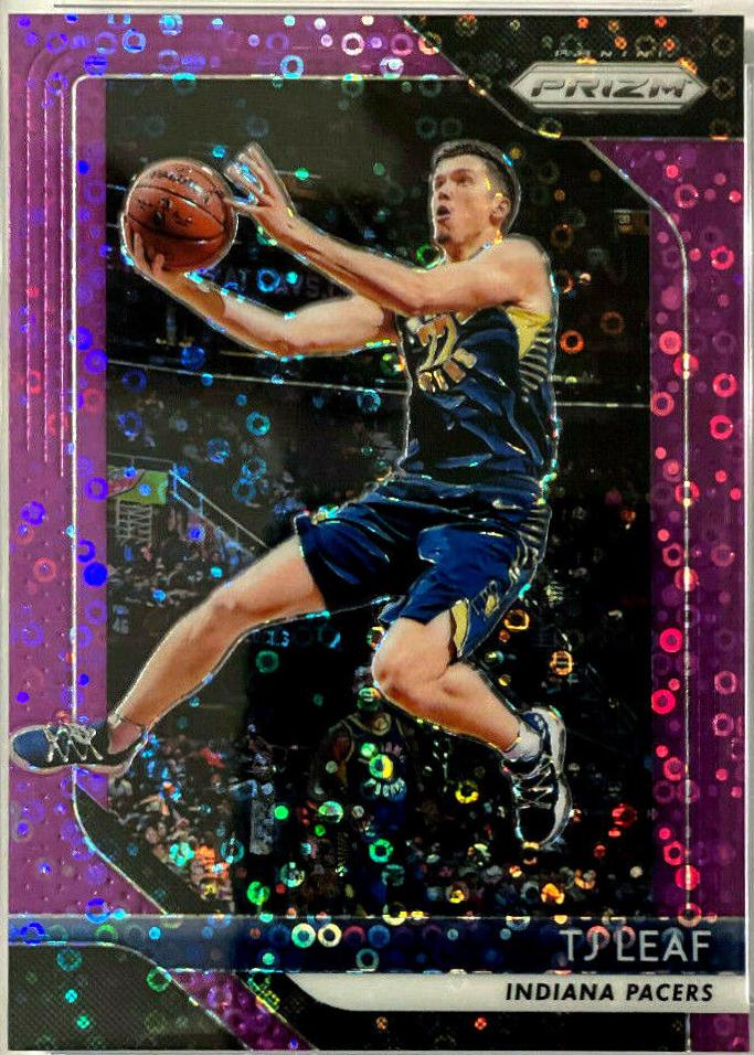 TJ Leaf [Fast Break Prizm Purple] #124