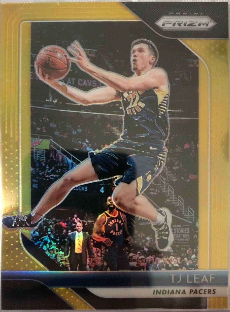 TJ Leaf [Gold Prizm] #124