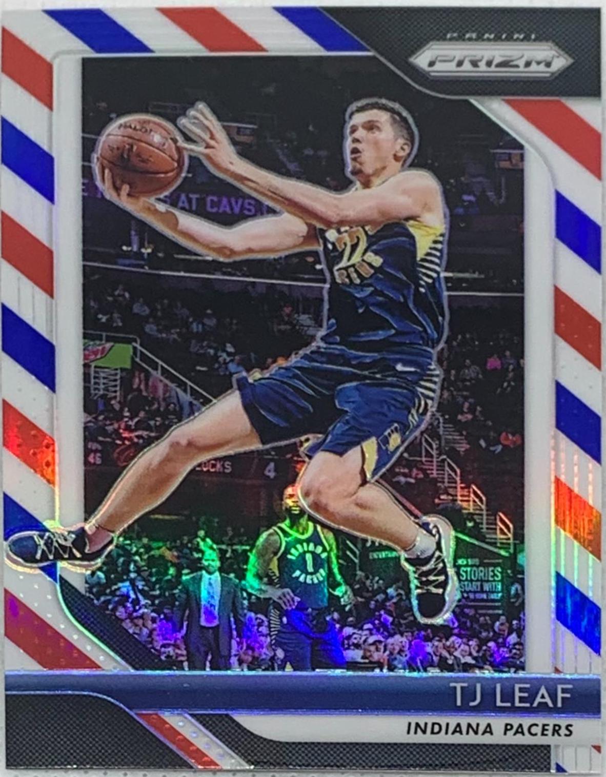 TJ Leaf [Red, White, Blue Prizm] #124