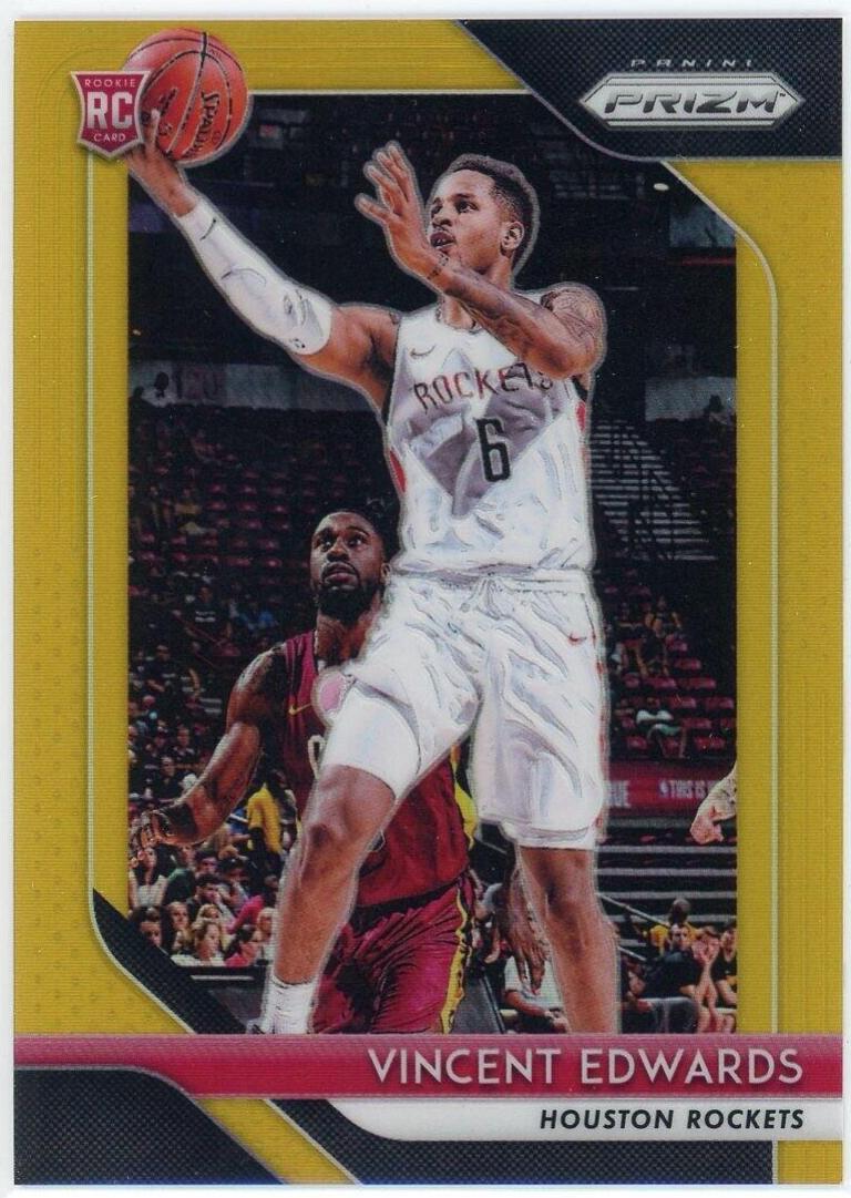 Vincent Edwards [Gold Prizm] #14