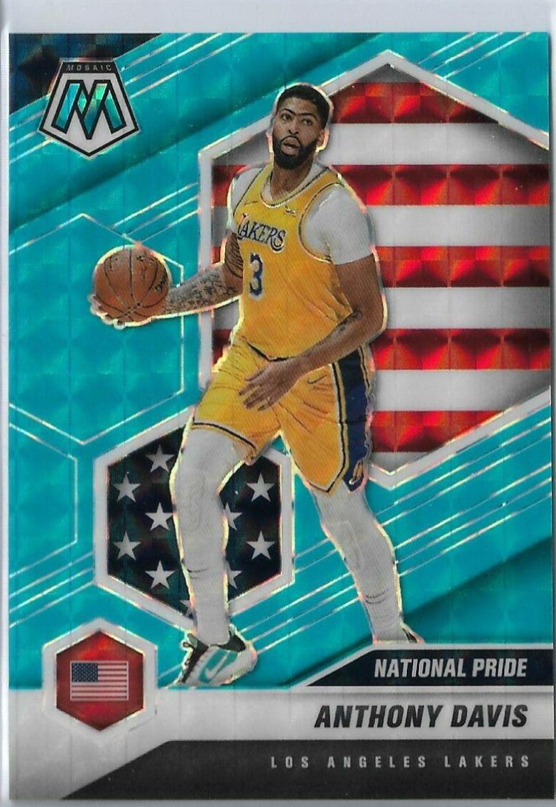 Anthony Davis [Blue Fluorescent] #250