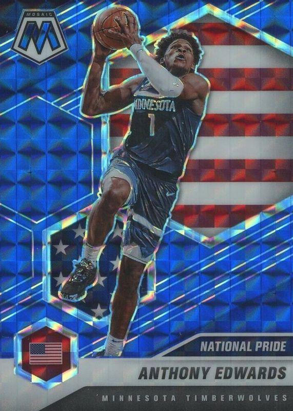 Anthony Edwards [Blue Mosaic] #252