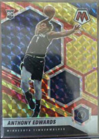 Anthony Edwards [Choice Fusion Red & Yellow] #252