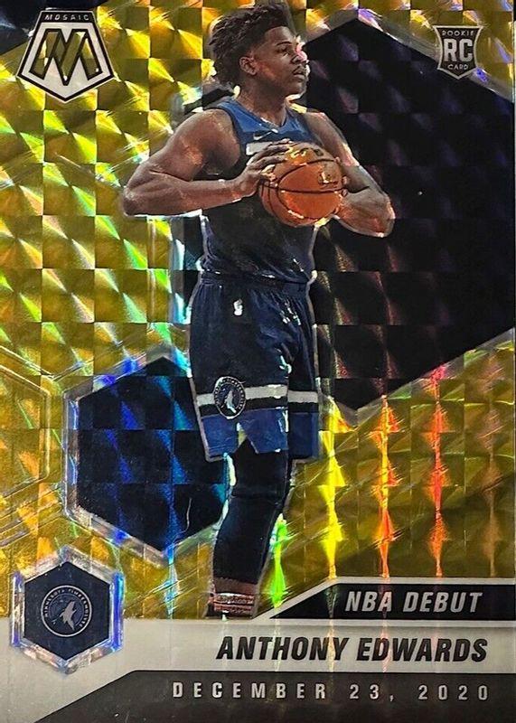 Anthony Edwards [Gold Mosaic] #261