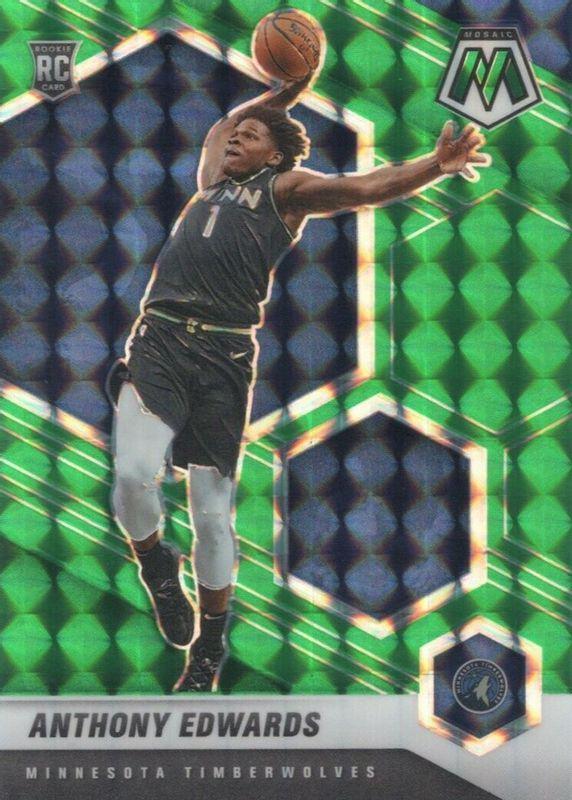 Anthony Edwards [Green Mosaic] #201