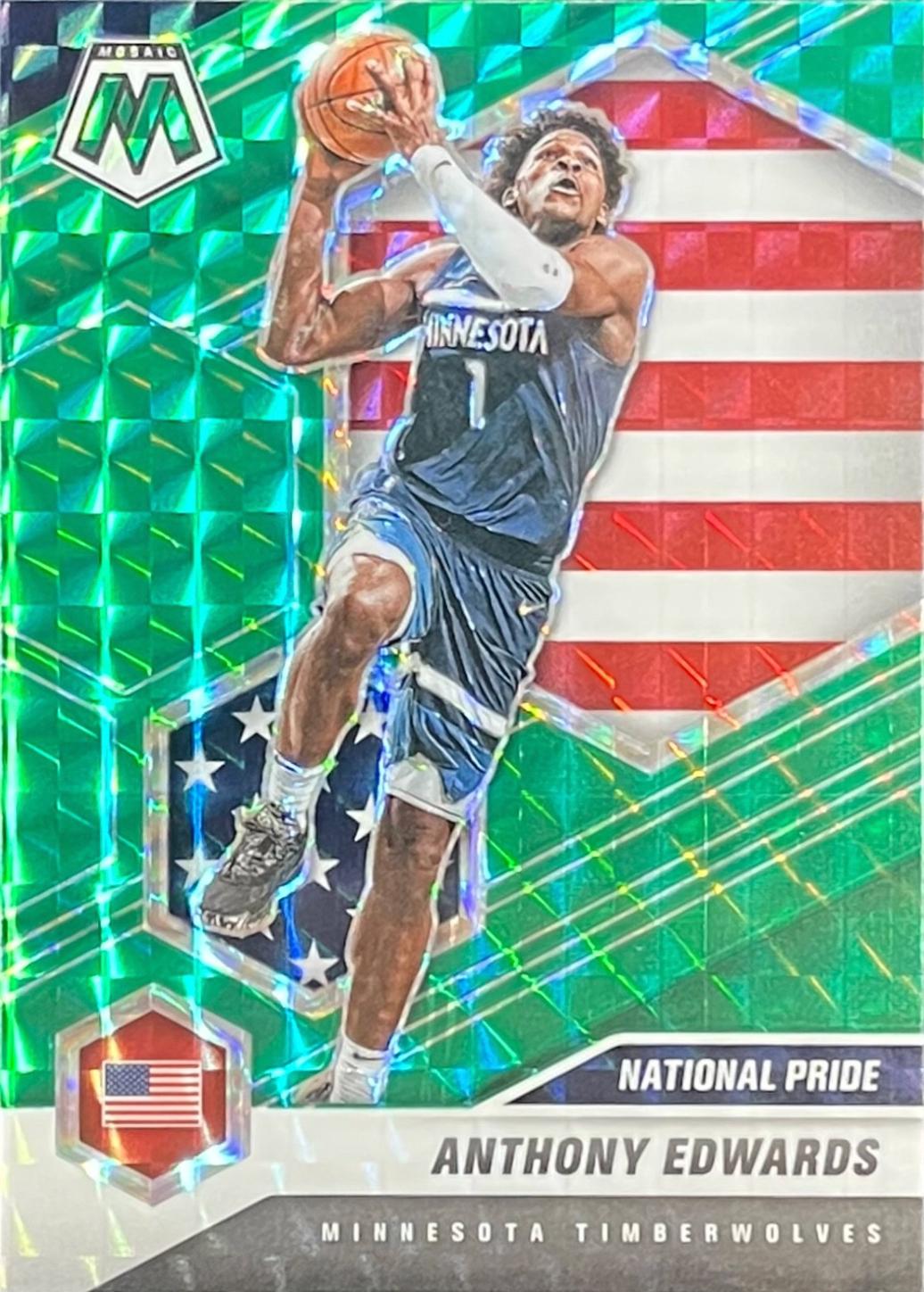 Anthony Edwards [Green Mosaic] #252
