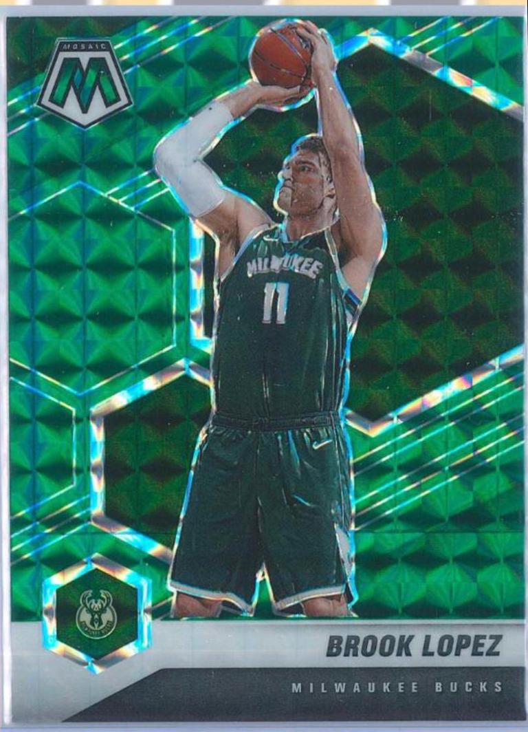Brook Lopez [Green Mosaic] #9