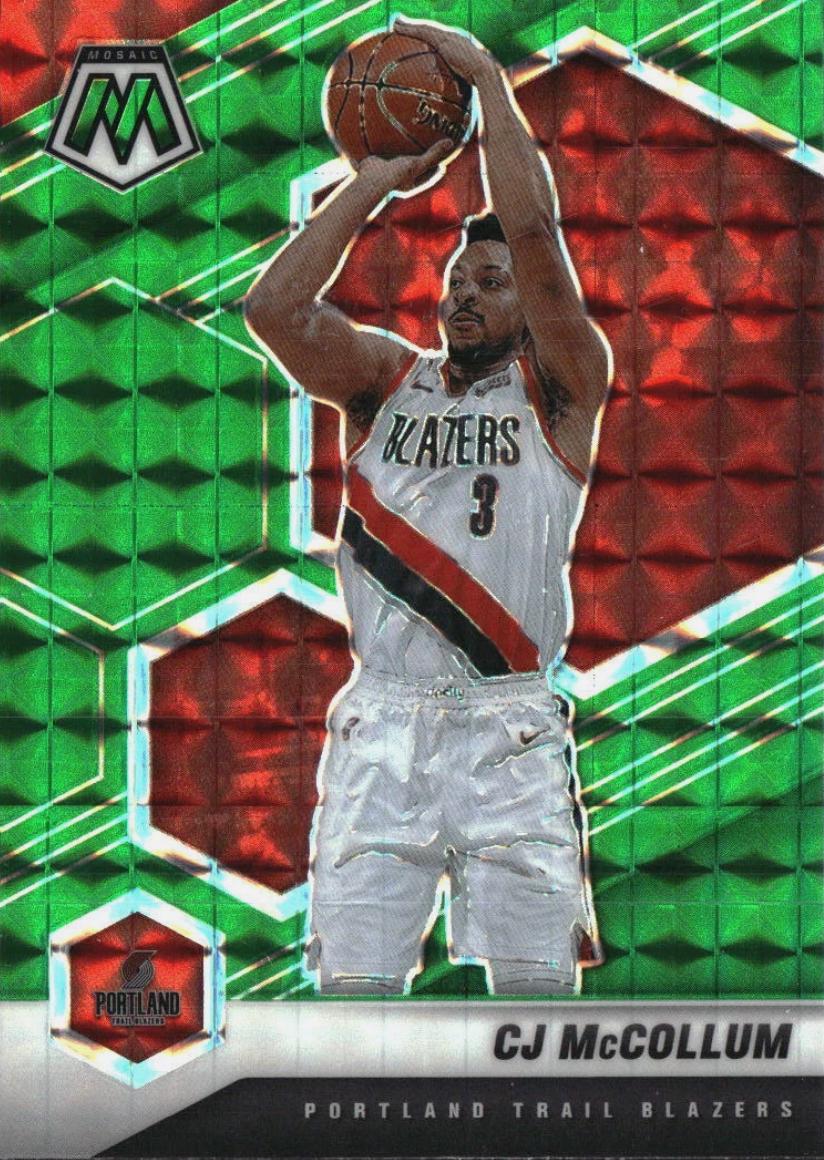 CJ McCollum [Green Mosaic] #30