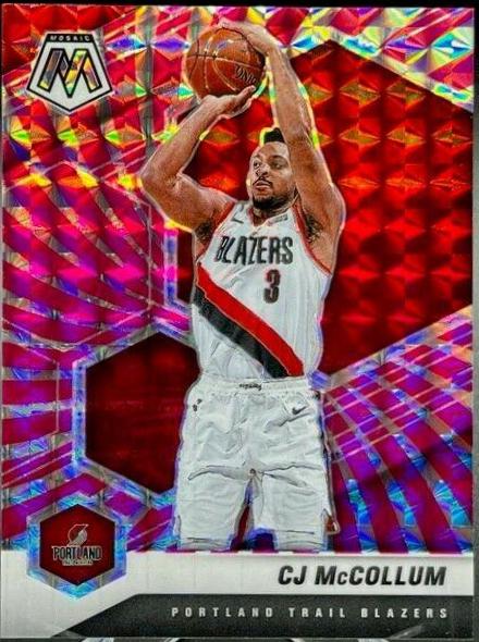 CJ McCollum [Pink Swirl] #30