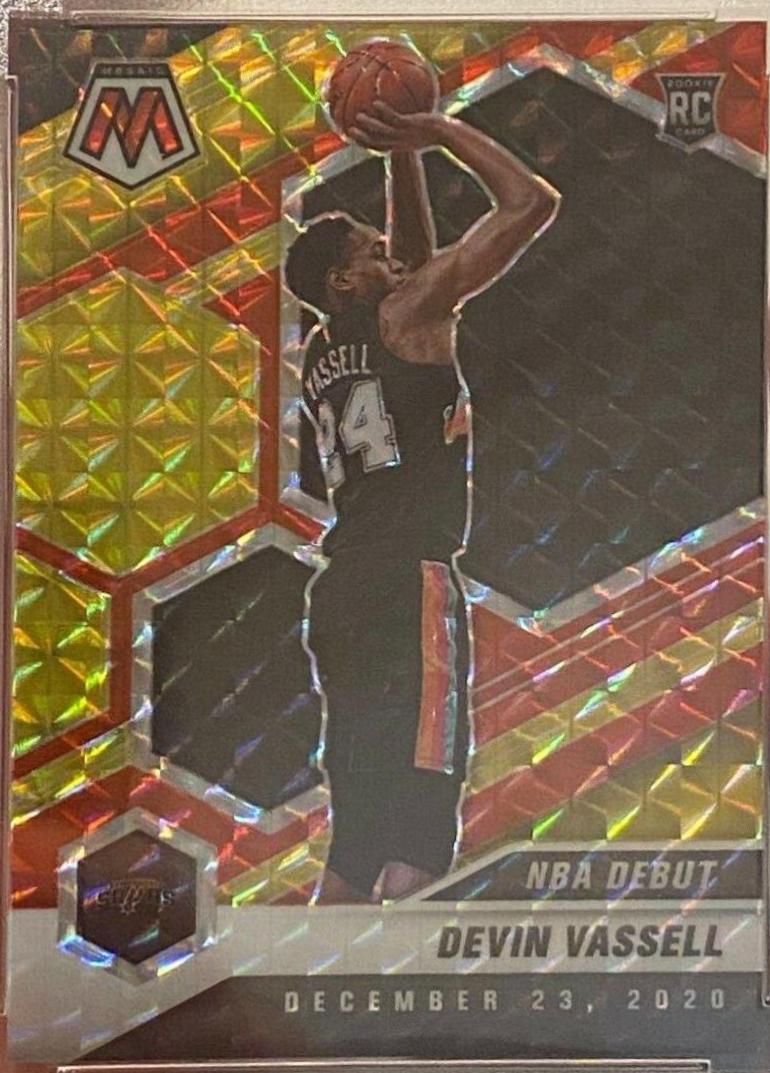 Devin Vassell [Choice Fusion Red & Yellow] #278