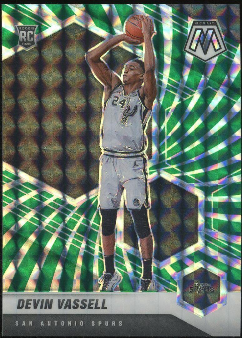 Devin Vassell [Green Swirl] #221