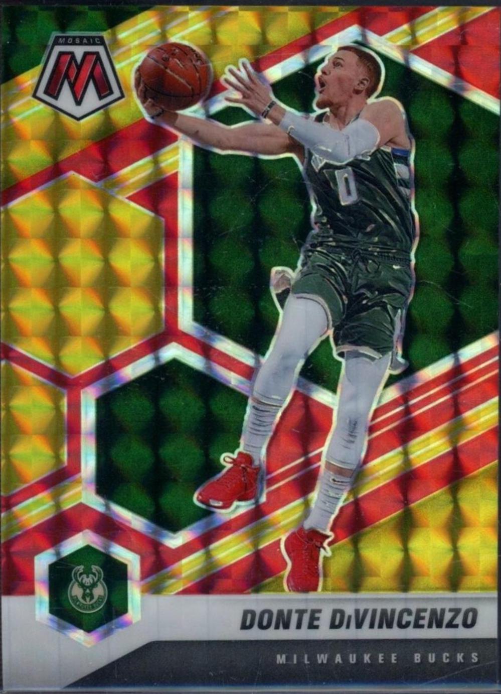 Donte DiVincenzo [Choice Fusion Red & Yellow] #13