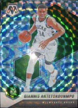 Giannis Antetokounmpo [Blue Fluorescent] #80