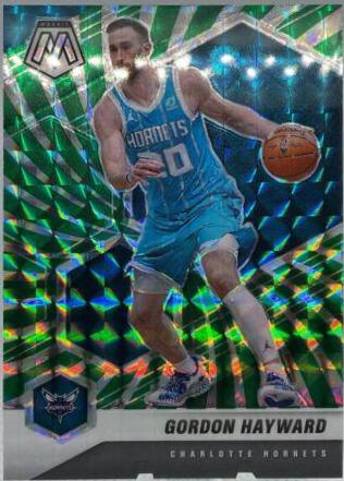Gordon Hayward [Green Swirl] #126