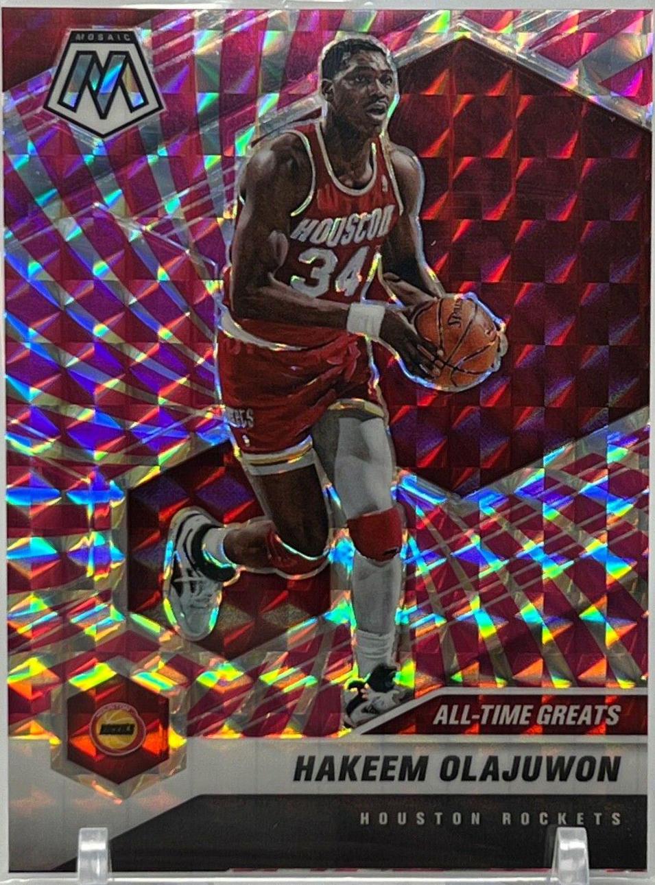 Hakeem Olajuwon [Pink Swirl] #284
