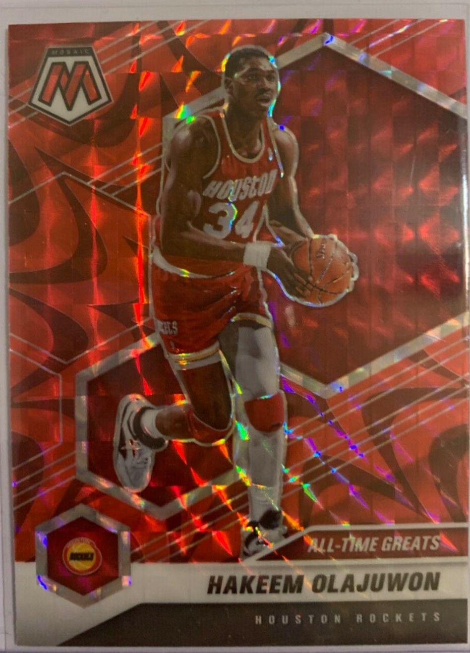 Hakeem Olajuwon [Reactive Red] #284
