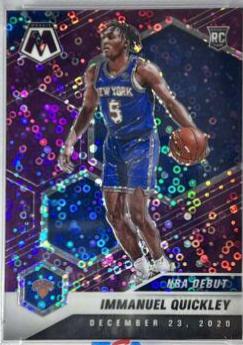 Immanuel Quickley [Purple Mosaic] #208
