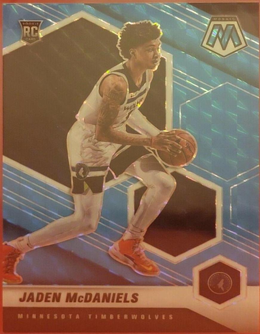 Jaden McDaniels [Blue Fluorescent] #235