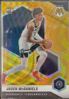 Jaden McDaniels [Gold Wave] #235