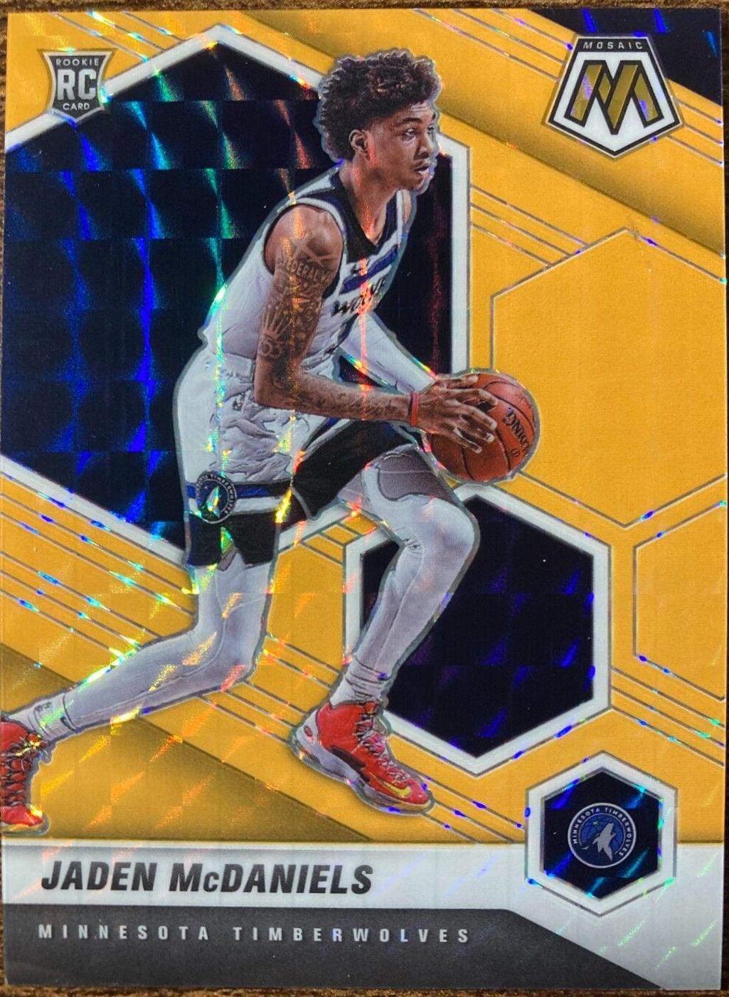 Jaden McDaniels [Orange Fluorescent] #235