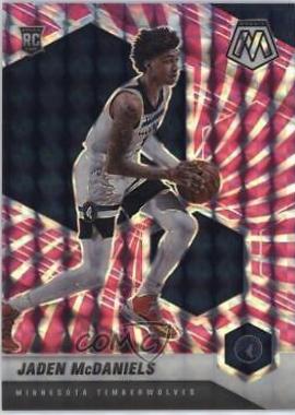 Jaden McDaniels [Pink Swirl] #235