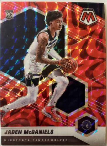 Jaden McDaniels [Reactive Red] #235