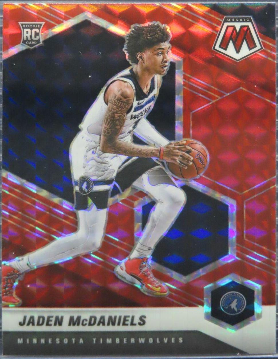 Jaden McDaniels [Red Mosaic] #235