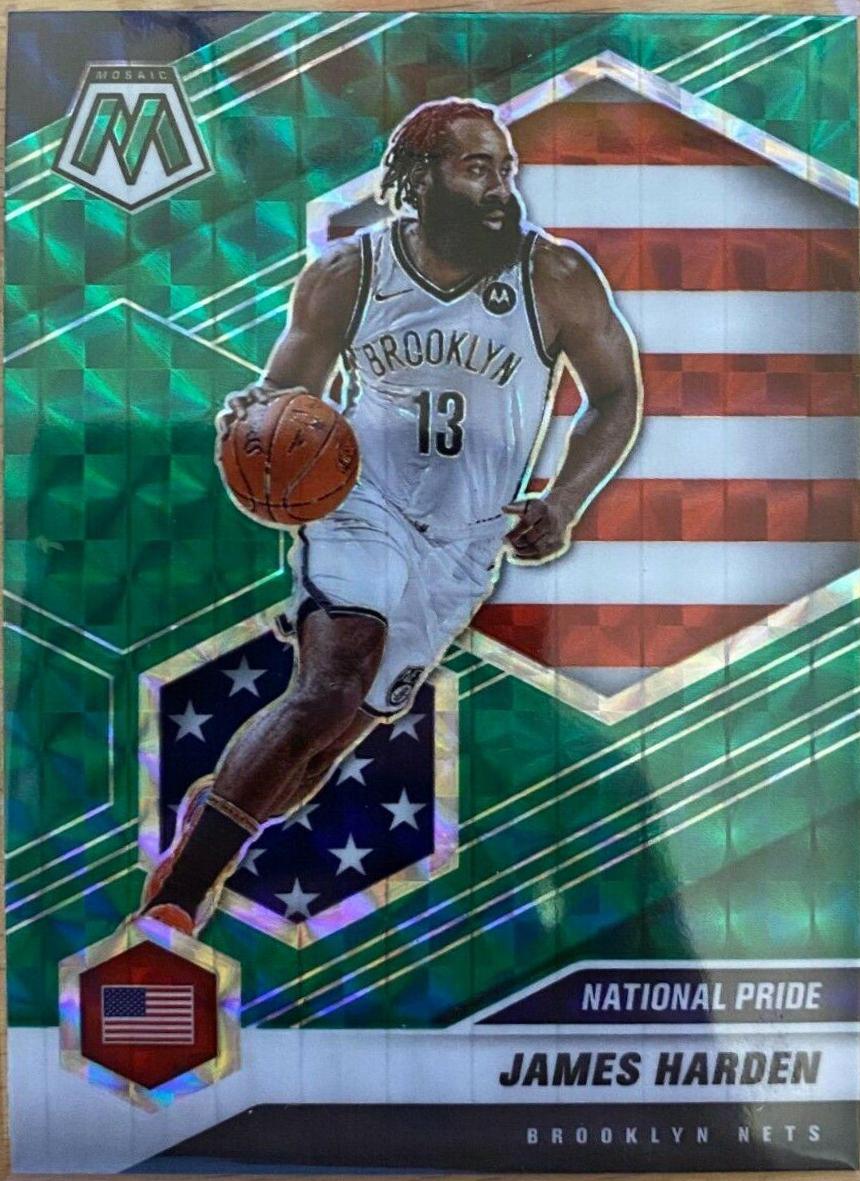 James Harden [Green Mosaic] #256