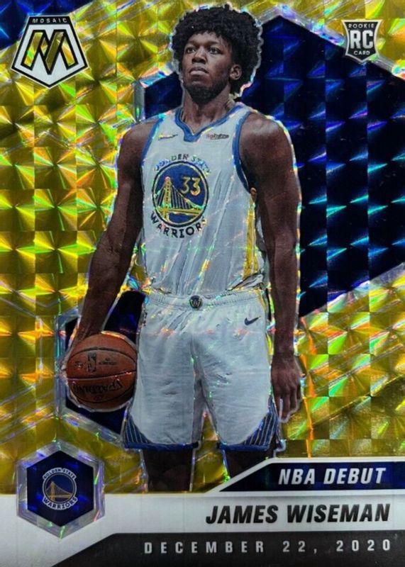 James Wiseman [Gold Mosaic] #266
