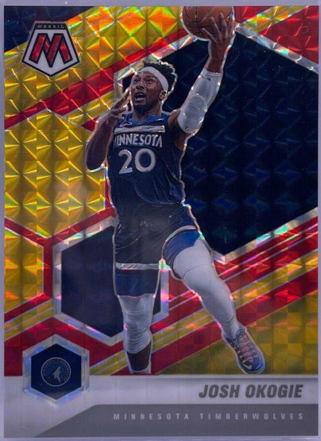 Josh Okogie [Red Mosaic] #12