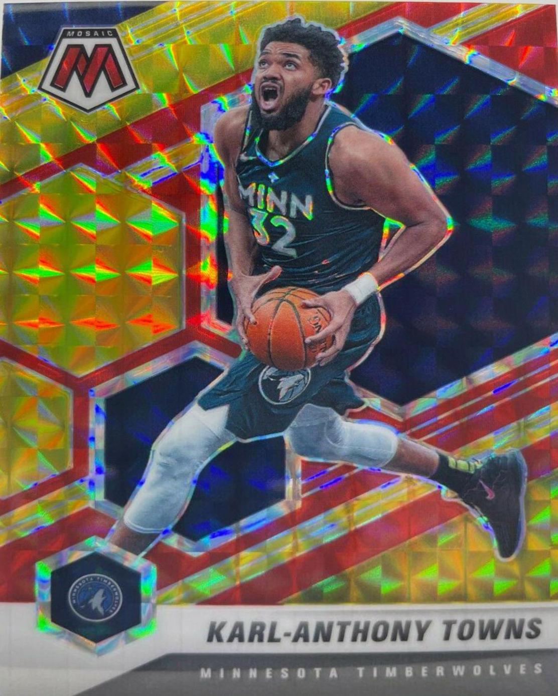 Karl Anthony Towns [Choice Fusion Red & Yellow] #124