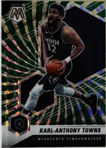 Karl Anthony Towns [Green Swirl] #124