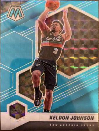 Keldon Johnson [Blue Fluorescent] #136