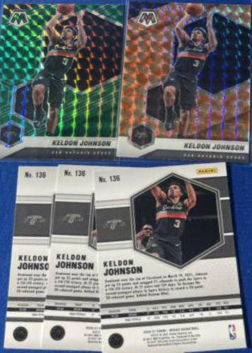 Keldon Johnson [Reactive Green] #136