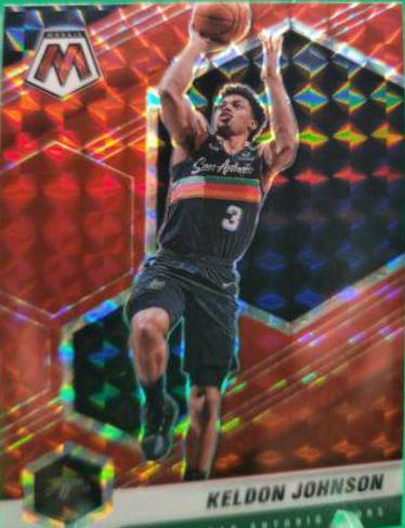 Keldon Johnson [Red Mosaic] #136