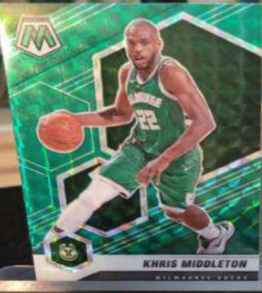 Khris Middleton [Green Mosaic] #105