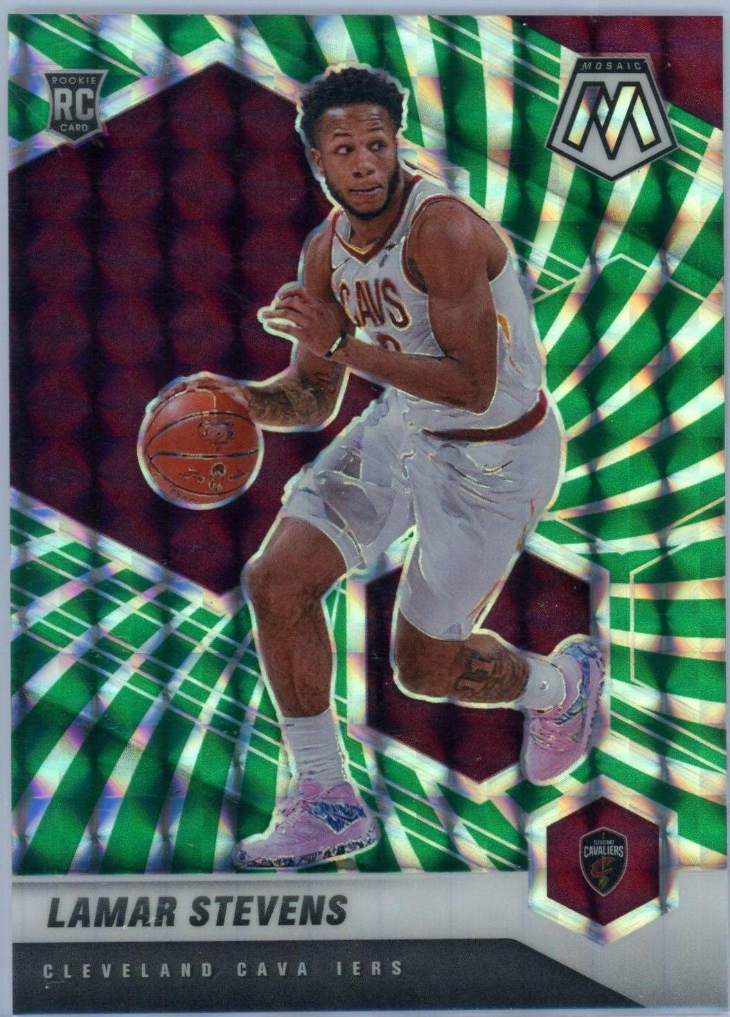 Lamar Stevens [Green Swirl] #238