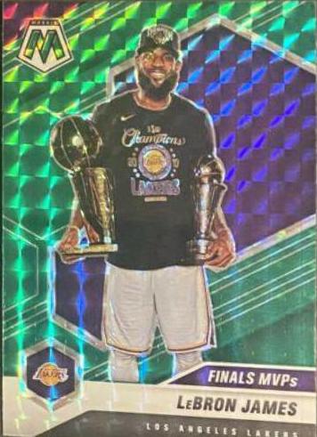 LeBron James [Green Mosaic] #297