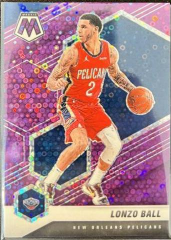 Lonzo Ball [Purple Mosaic] #37