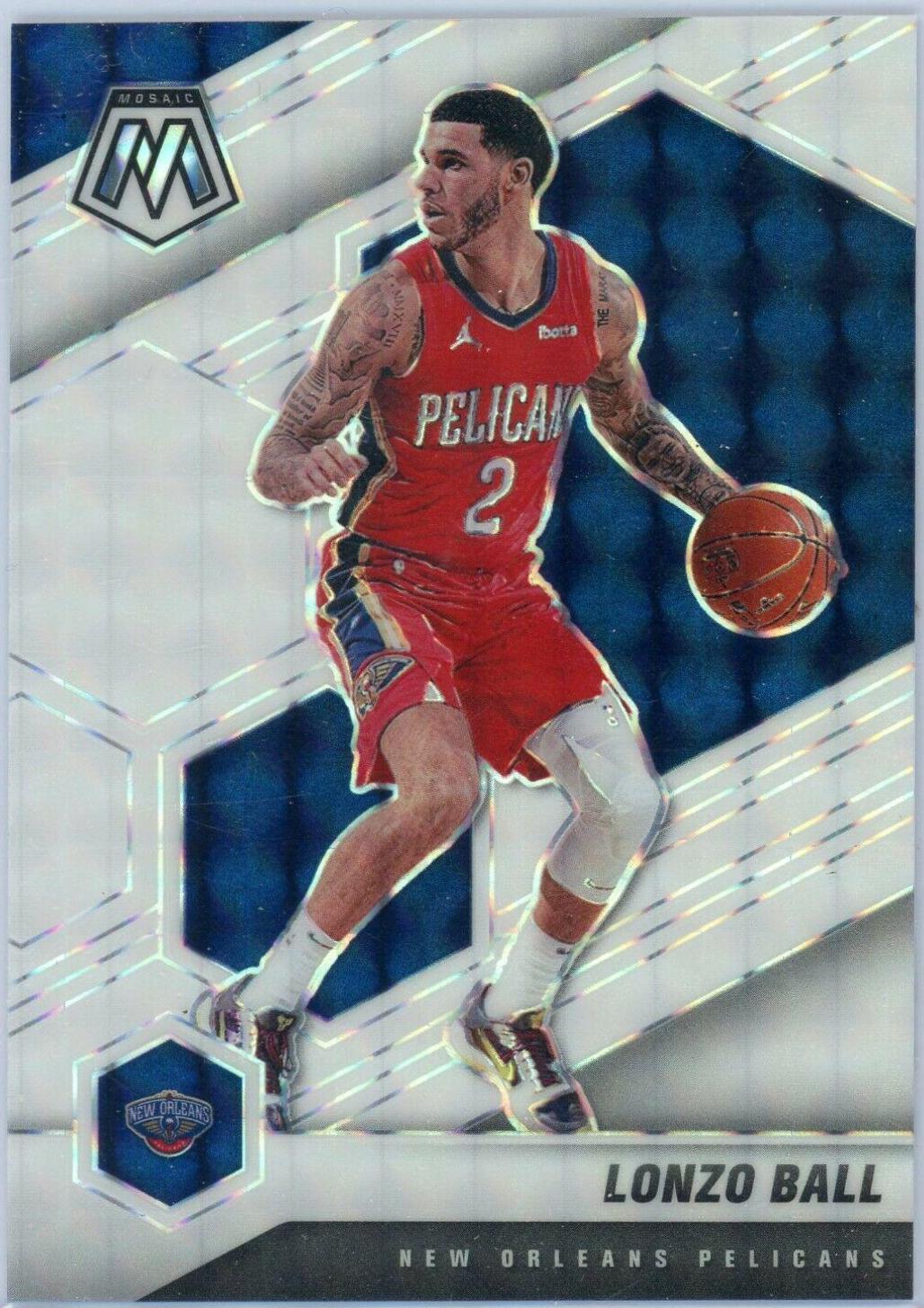 Lonzo Ball [White Mosaic] #37