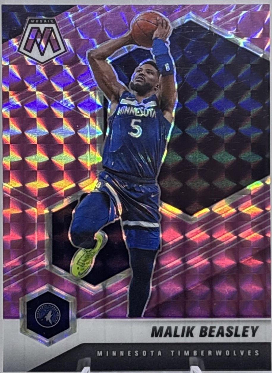 Malik Beasley [Purple Mosaic] #162