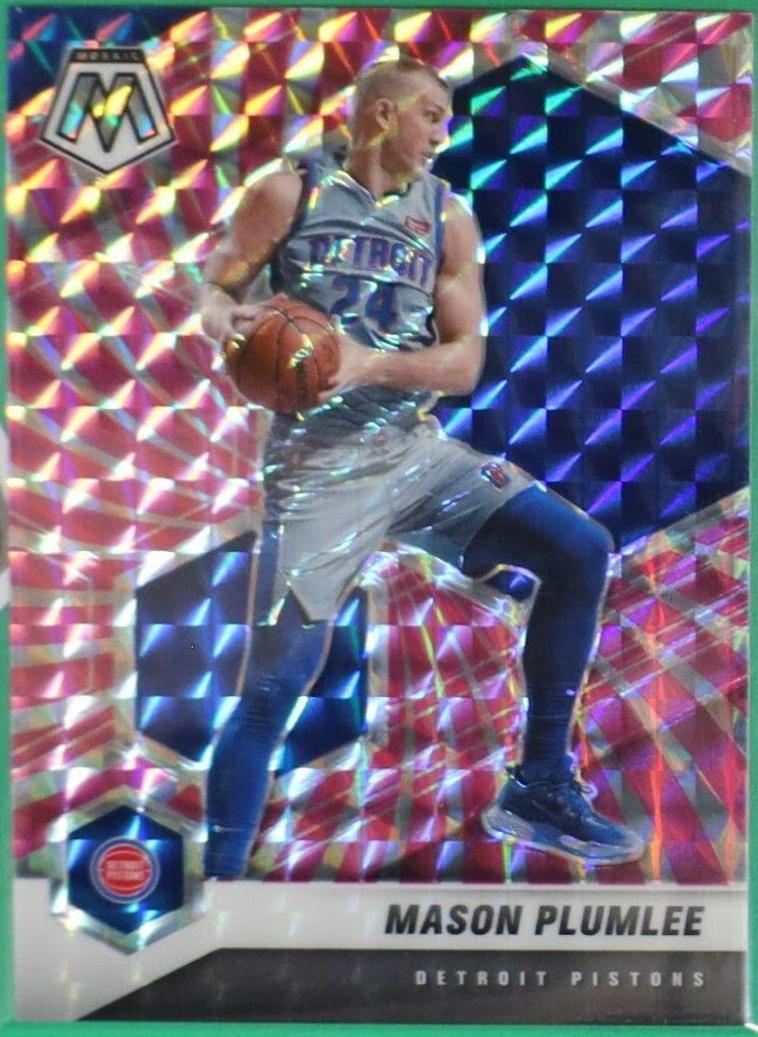Mason Plumlee [Pink Swirl] #118