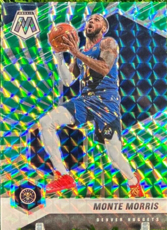 Monte Morris [Green Swirl] #87