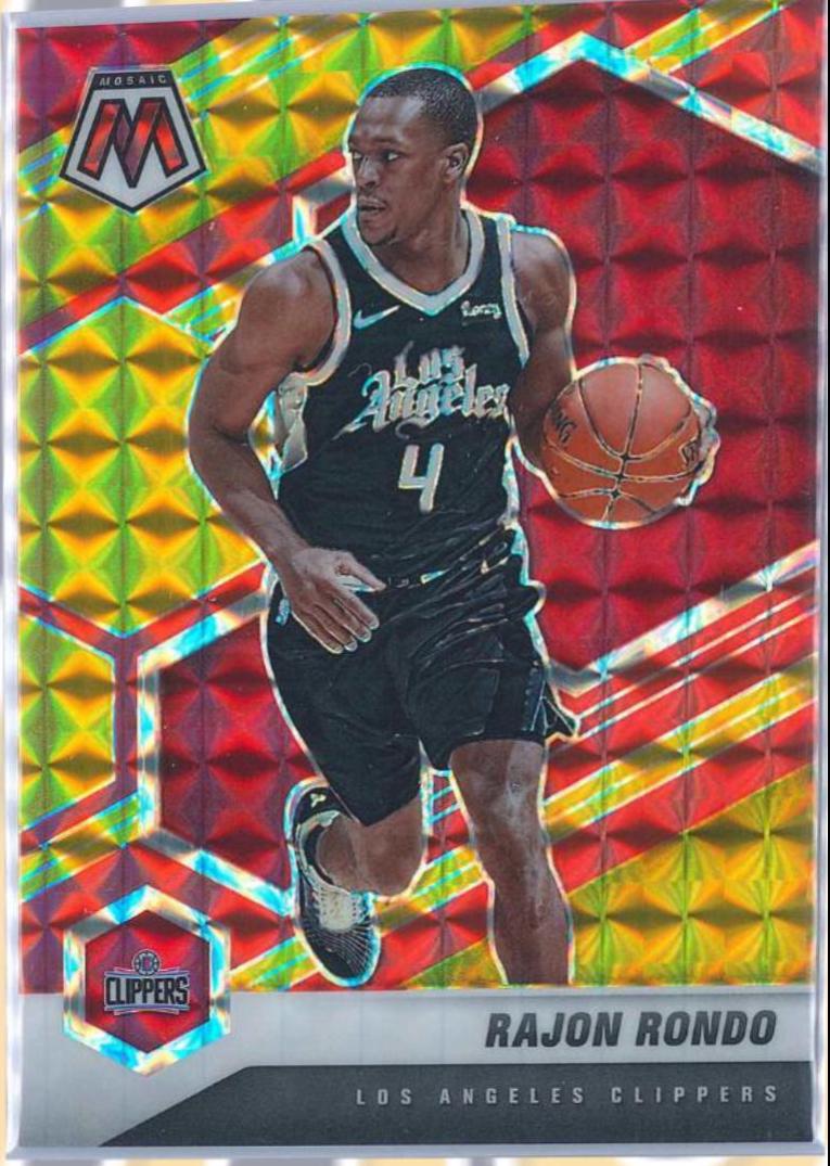 Rajon Rondo [Choice Fusion Red & Yellow] #61
