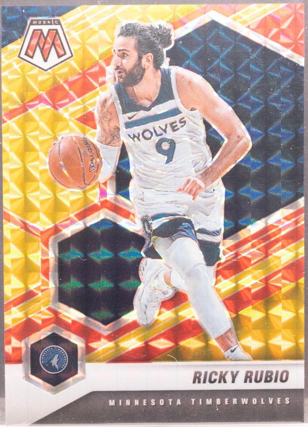 Ricky Rubio [Choice Fusion Red & Yellow] #71