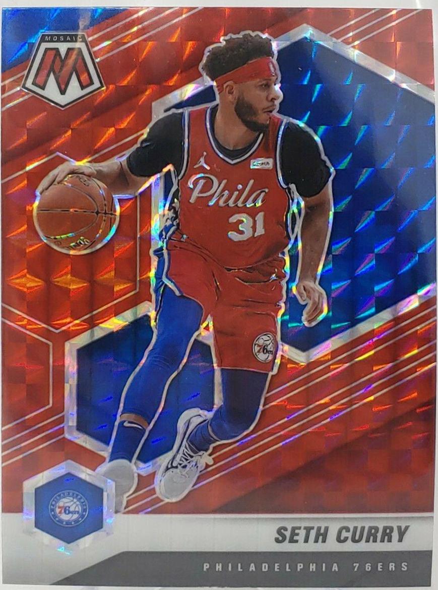 Seth Curry [Red Mosaic] #97